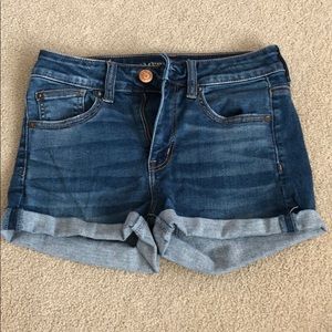 Barely worn American eagle jean shorts